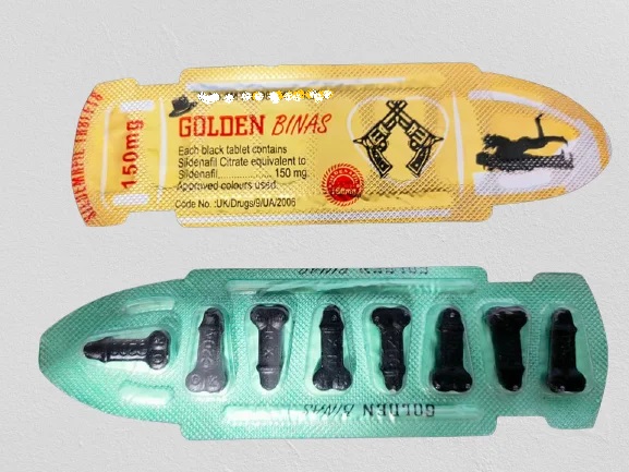 Golden Binas Sildenafil 150mg (1 pack of 8 tablets) - Image 3