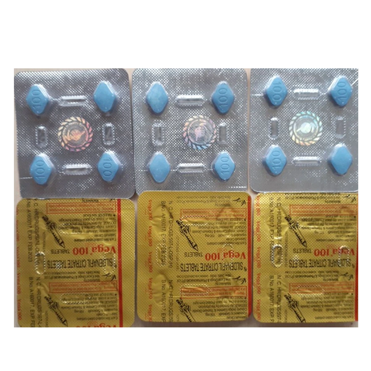 Vega 100mg Tablets Combo Pack 12 Tablets